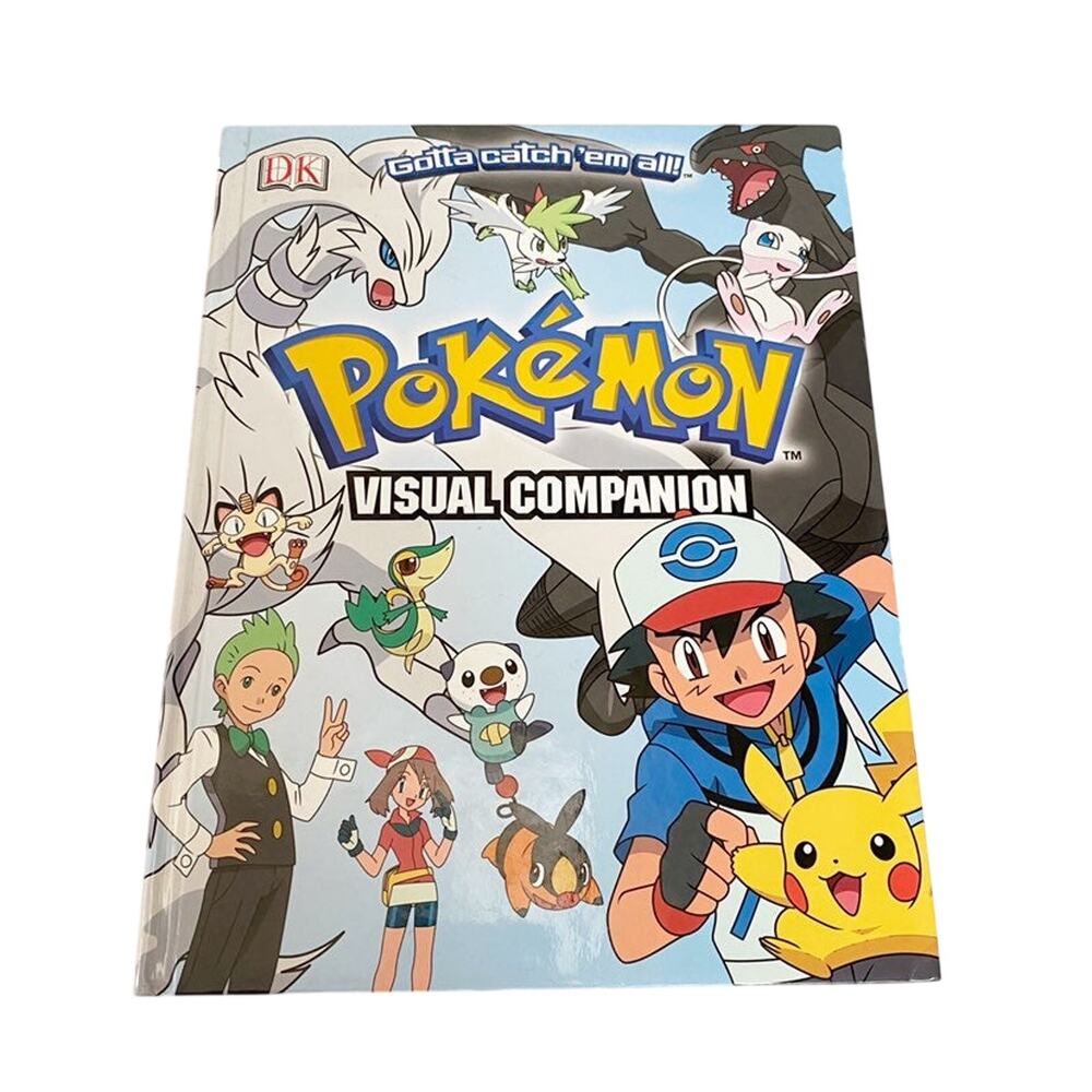 POKEMON Visual Companion Hardcover Book Guide Animated Series Ash Pikachu